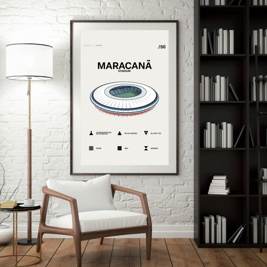 Maracanã - Simple Art Print
