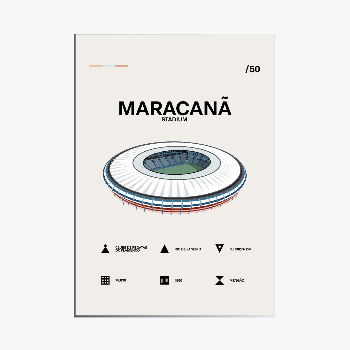 Maracanã - Simple Art Print