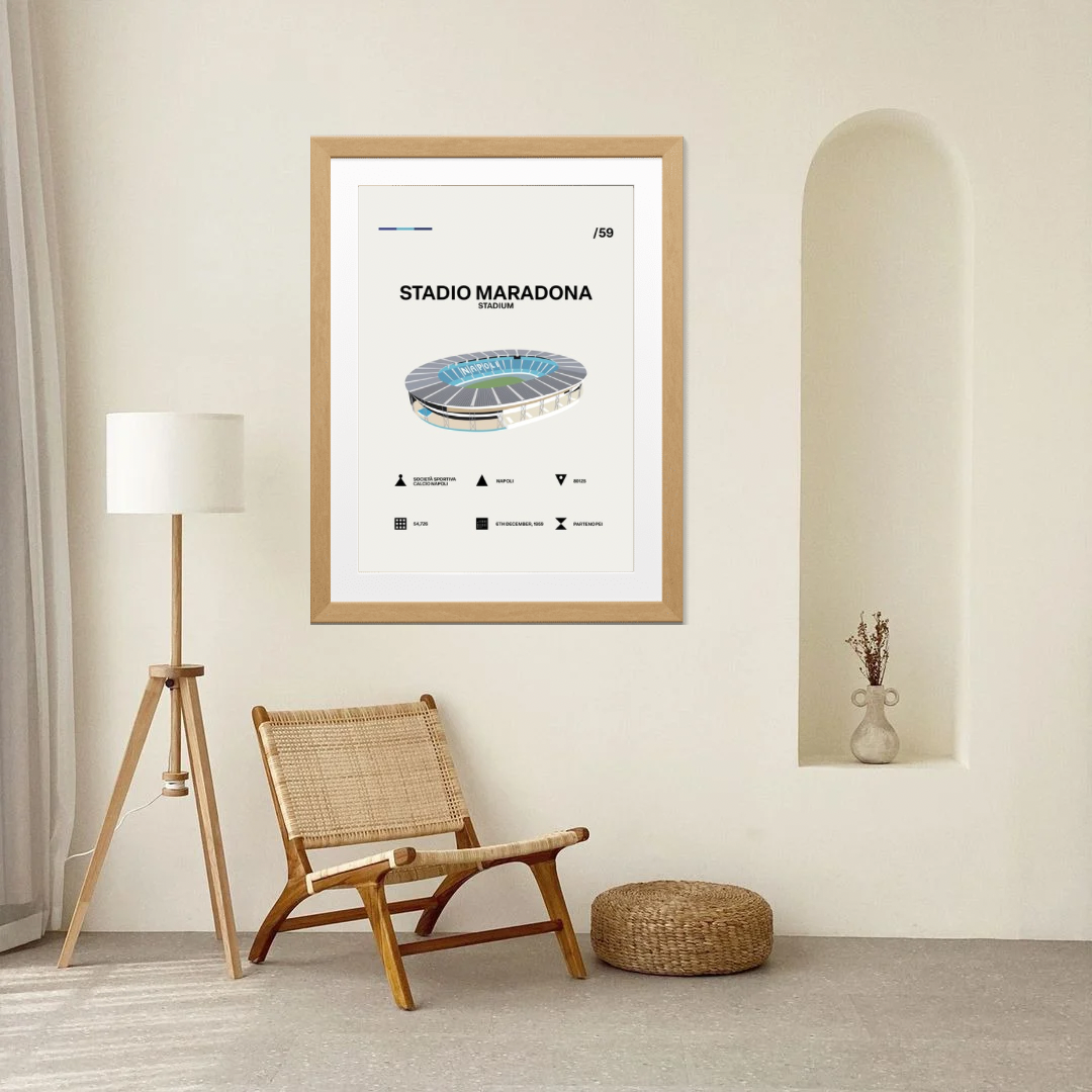 STADIO DIEGO ARMANDO MARADONA - MINIMALISTIC VARIANT