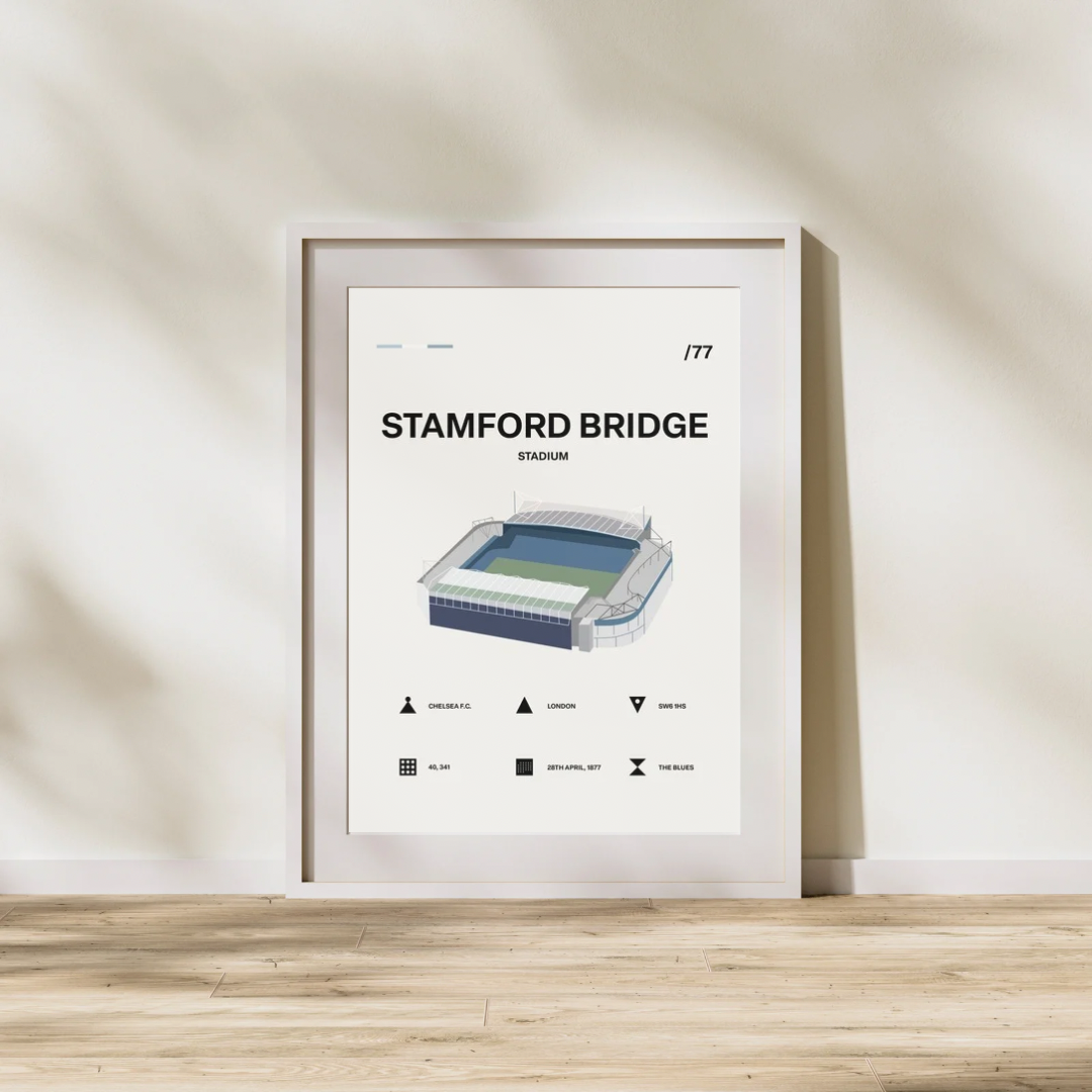 Stamford Bridge Stadium - Chelsea FC Simple Art Print