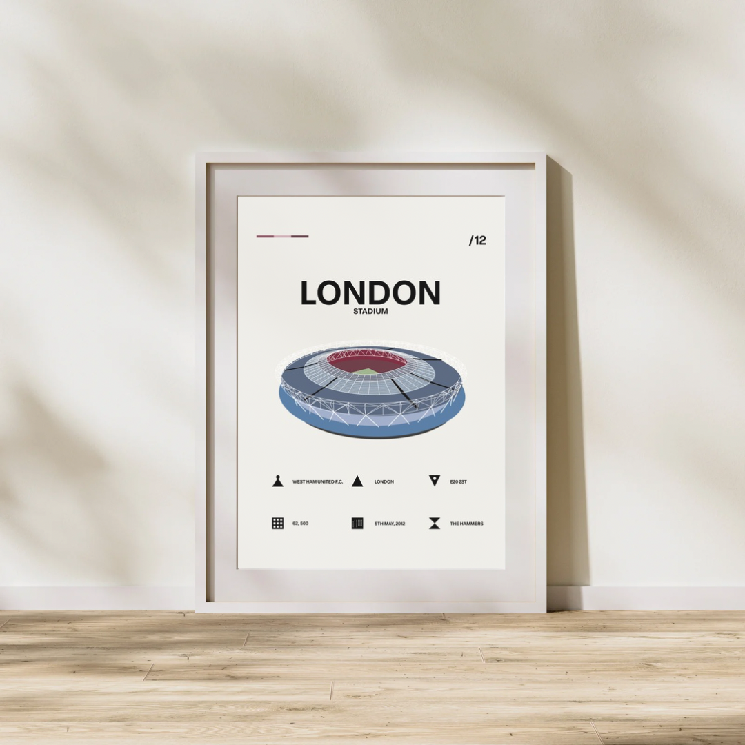 London Stadium - West Ham FC Simple Art Print