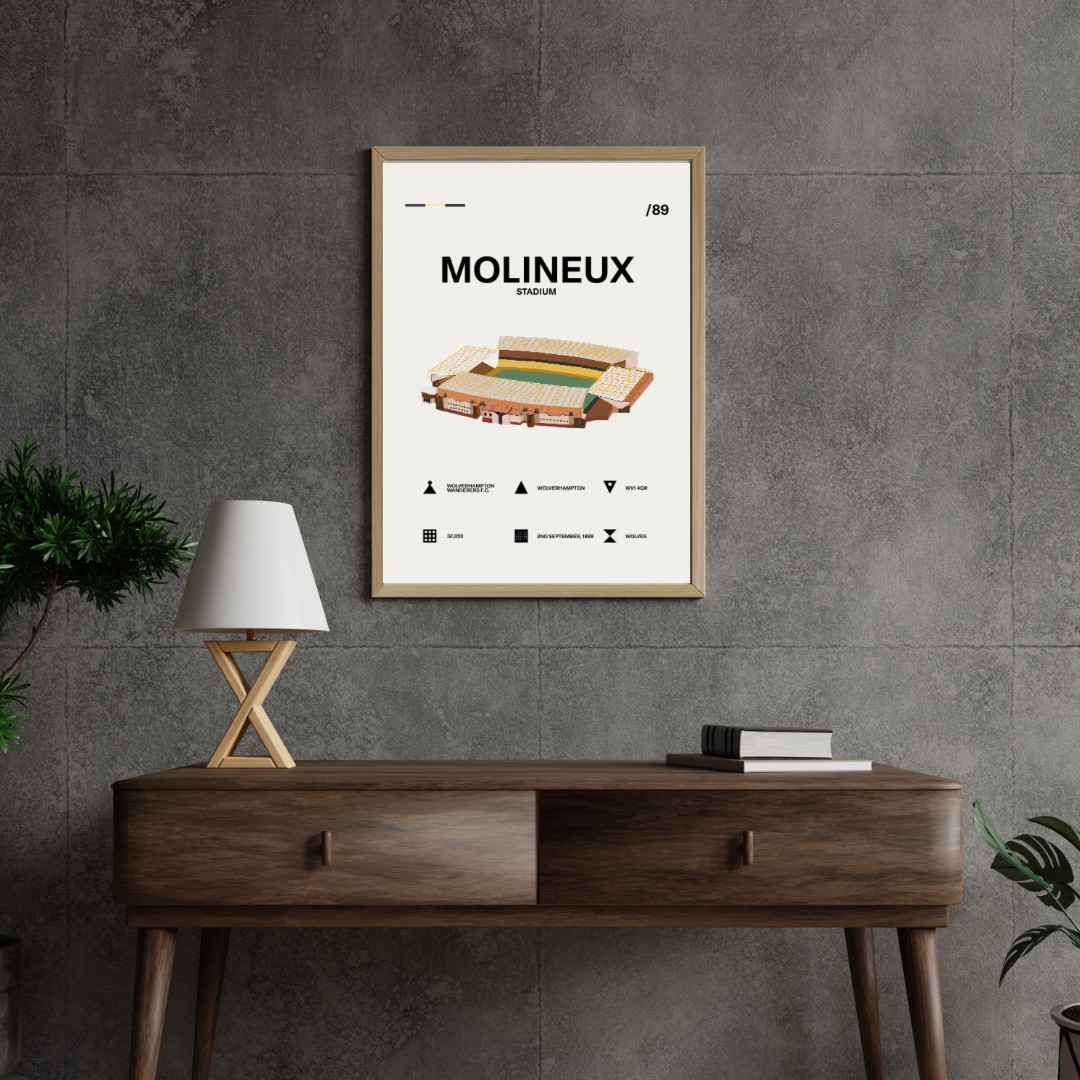 Molineux Stadium - Wolverhampton Wanderers FC Simple Art Print