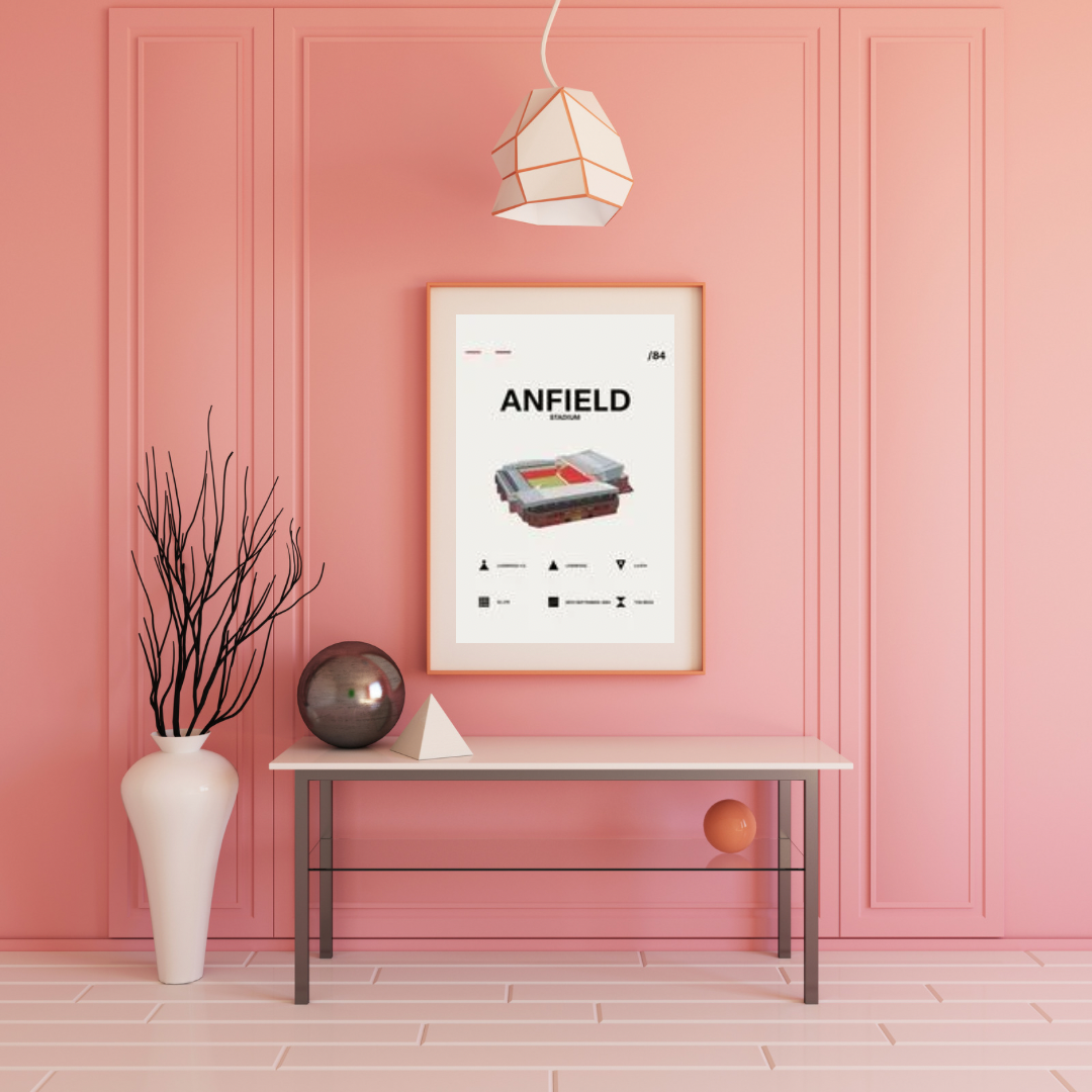 Anfield Stadium - Liverpool FC Simple Art Print