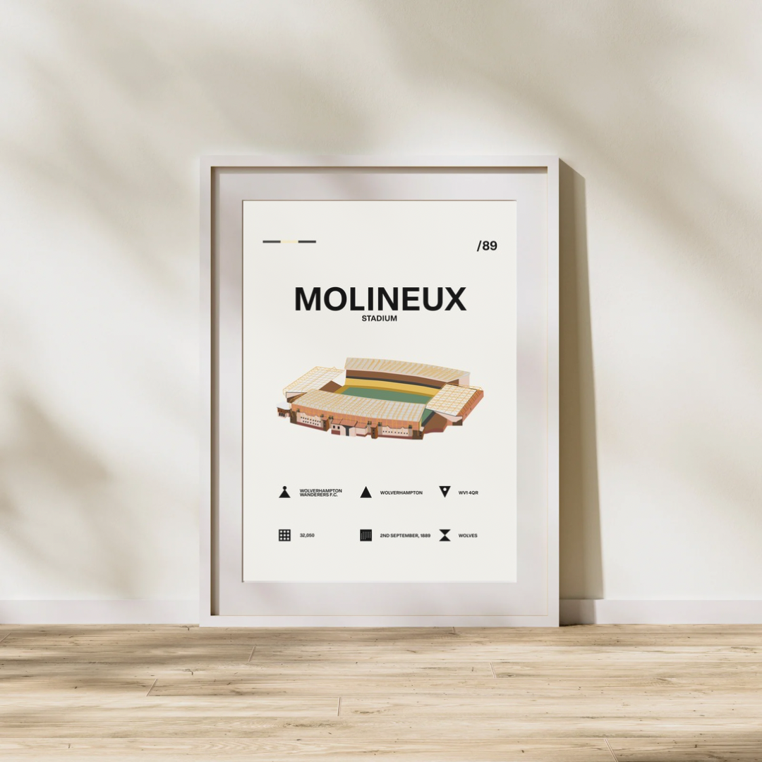 Molineux Stadium - Wolverhampton Wanderers FC Simple Art Print