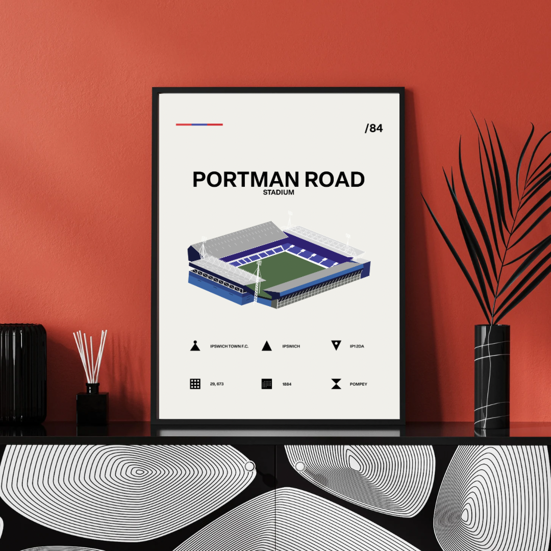 Portman Road Stadium - Ipswich Town FC Simple Art Print