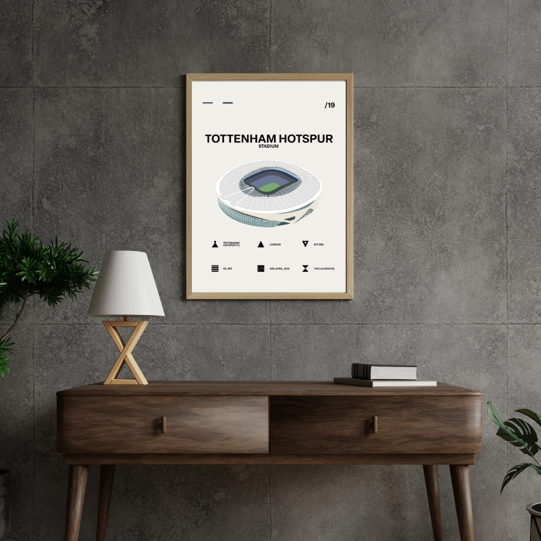 Tottenham Hotspur Stadium - Simple Art Print