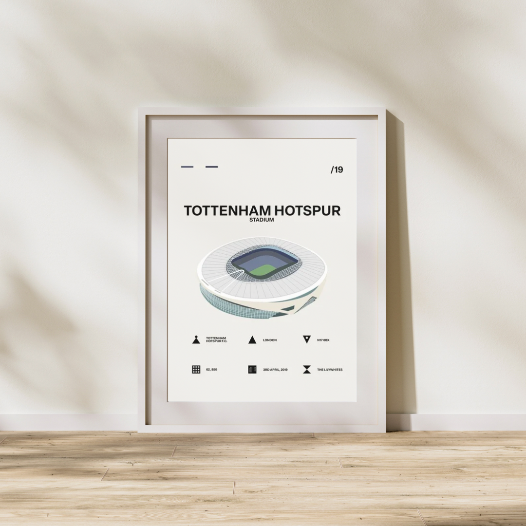 Tottenham Hotspur Stadium - Simple Art Print