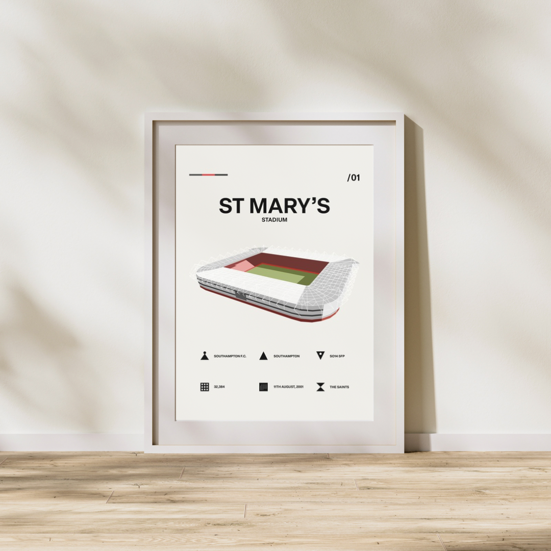 St Mary´s Stadium - Southampton FC Simple Art Print