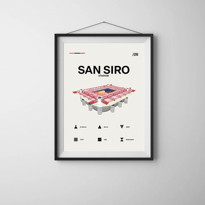 San Siro - A.C. Milan (Minimalistic)