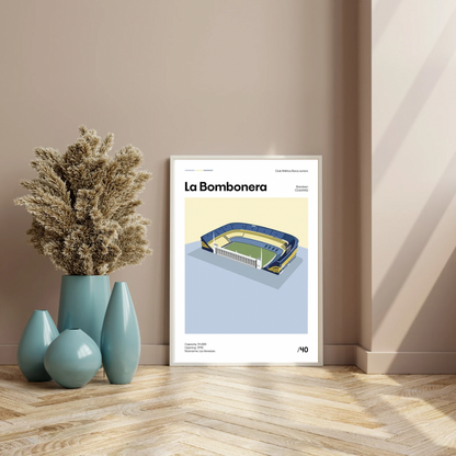 La Bombonera - Boca Juniors Minimalistic Art Print