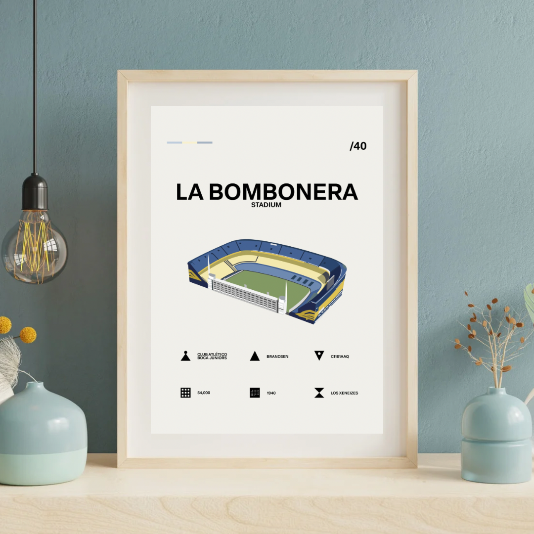La Bombonera - Boca Juniors Simple Art Print