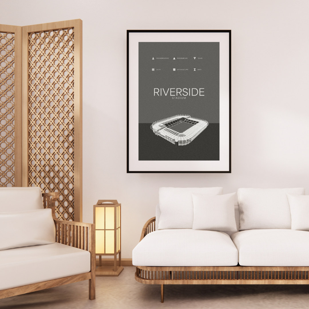 RIVERSIDE STADIUM - MONOCHROME VARIANT