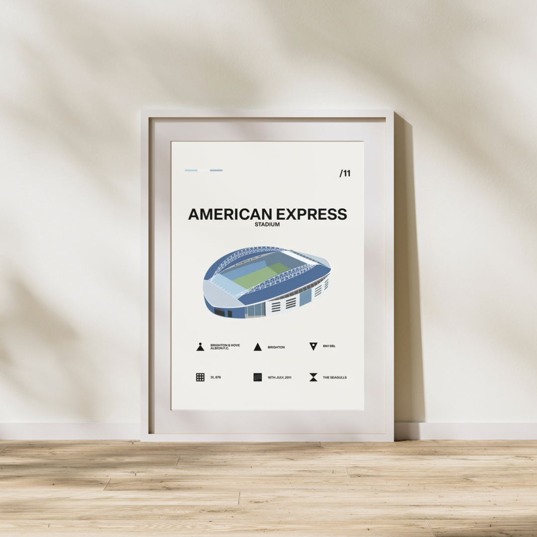 American Express Stadium - Brighton FC Simple Art Print