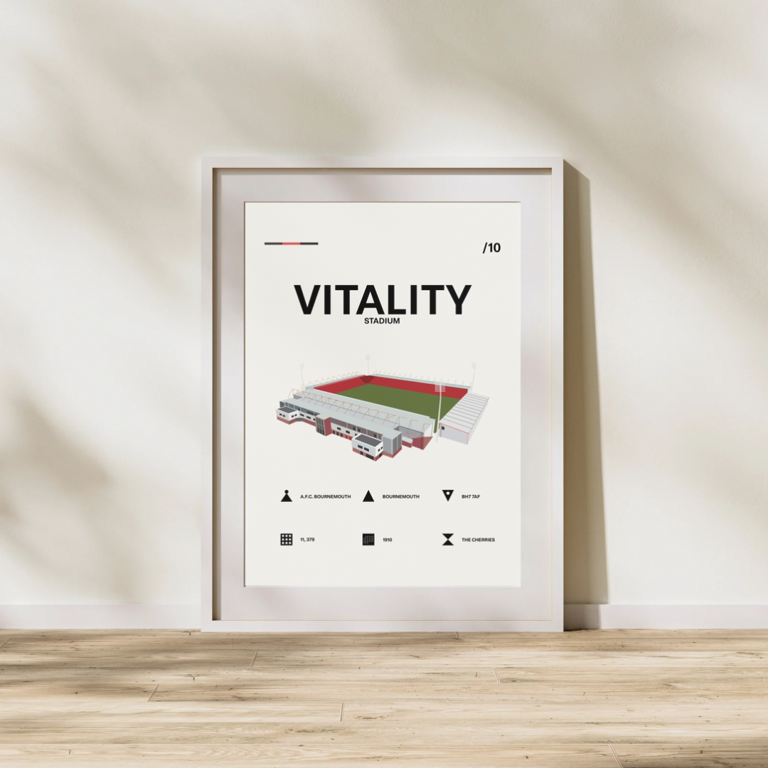 Vitality Stadium - AFC Bournemouth Simple Art Print