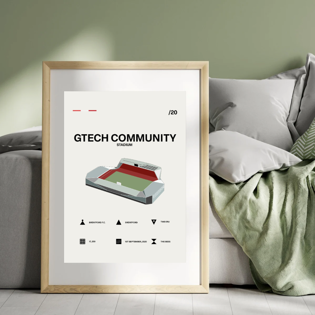Gtech Community Stadium - Brentford FC Simple Art Print