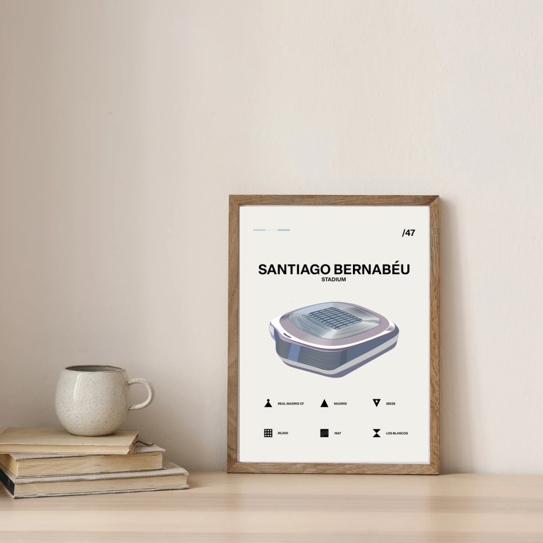 Santiago Bernabeu - Real Madrid CF Simple Art Print