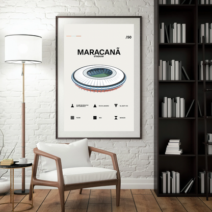 Maracanã - Simple Art Print