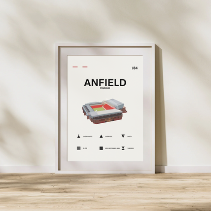 Anfield Stadium - Liverpool FC Simple Art Print