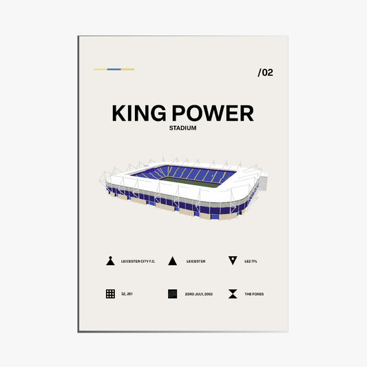 King Power Stadium - Leicester City FC Simple Art Print