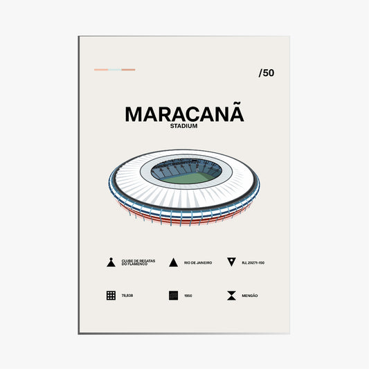 Maracanã - Simple Art Print