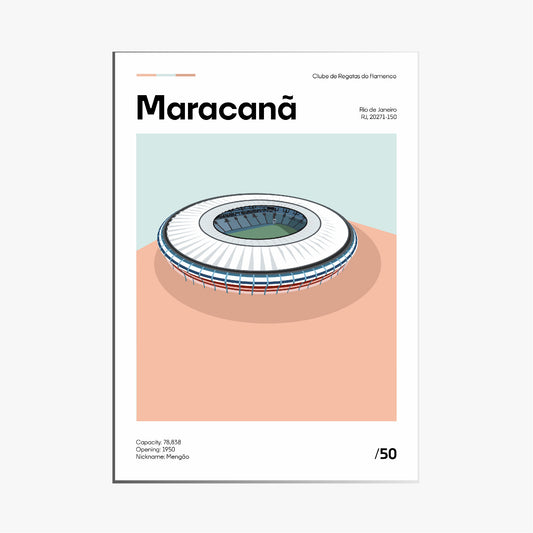 Maracanã - Minimalistic Art Print
