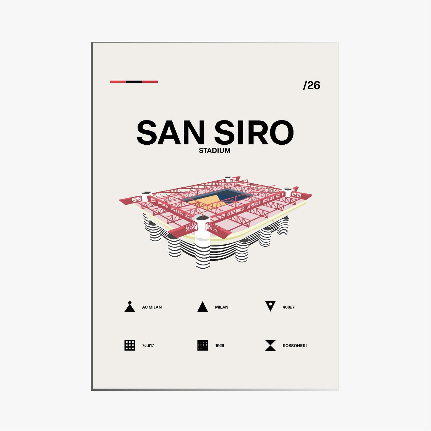 San Siro - A.C. Milan (Minimalistic)