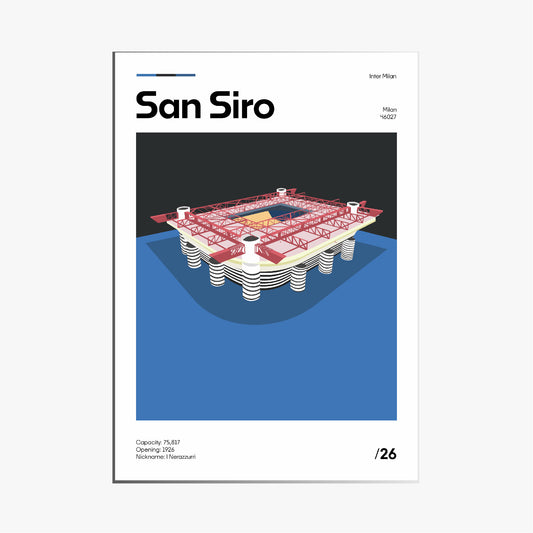 San Siro - Inter Milan (Minimalistic)
