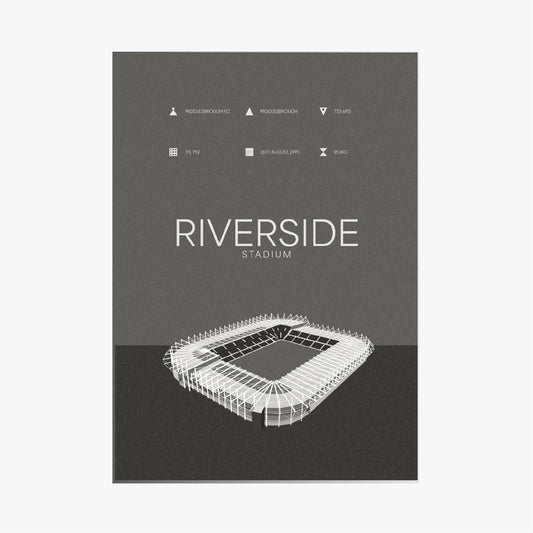 RIVERSIDE STADIUM - MONOCHROME VARIANT