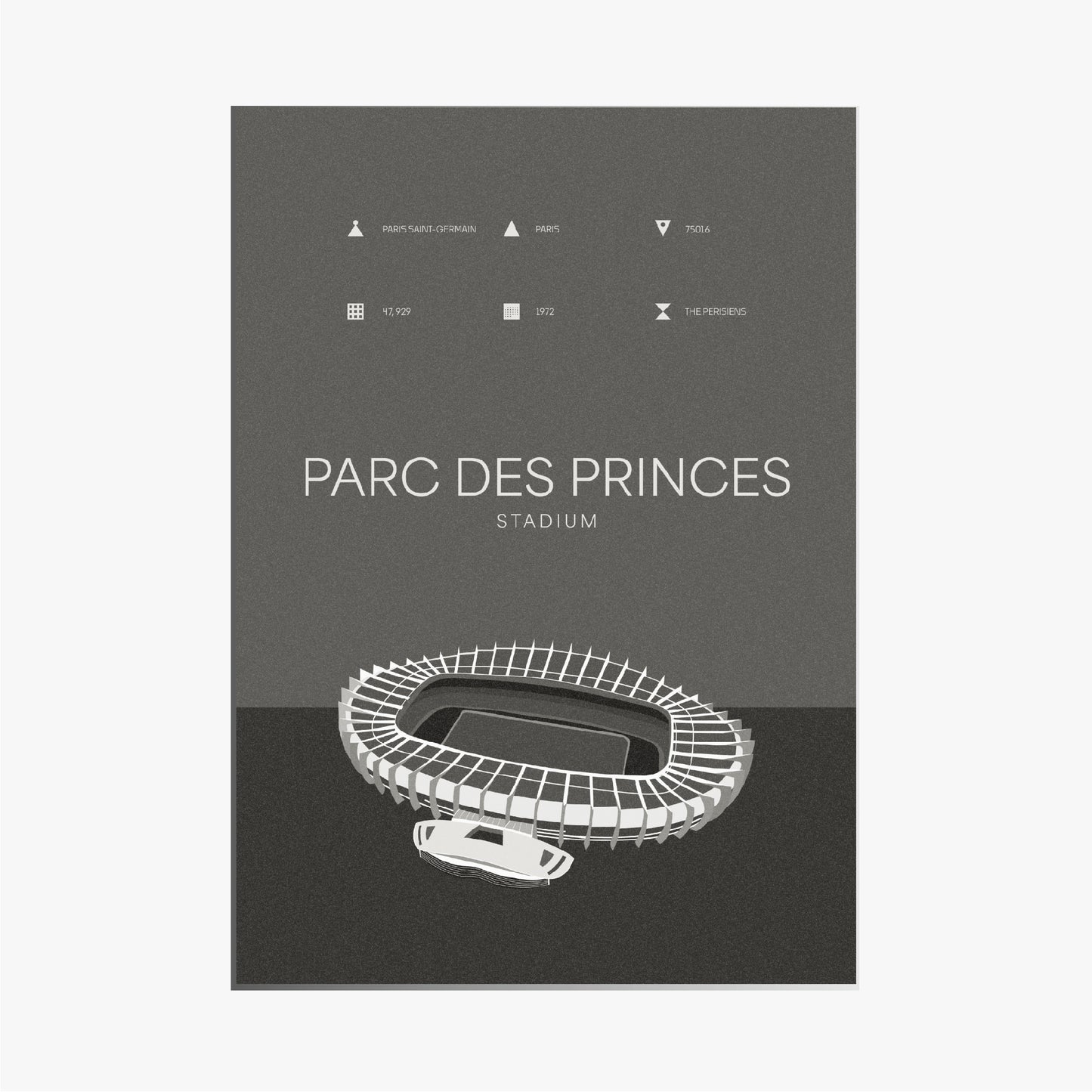 PARC DES PRINCES - MONOCHROME VARIANT