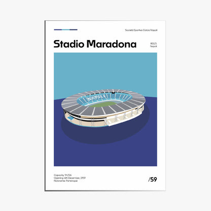 STADIO DIEGO ARMANDO MARADONA - CONTEMPORARY VARIANT