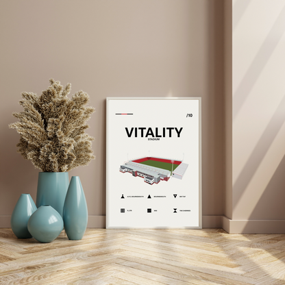 Vitality Stadium - AFC Bournemouth Simple Art Print