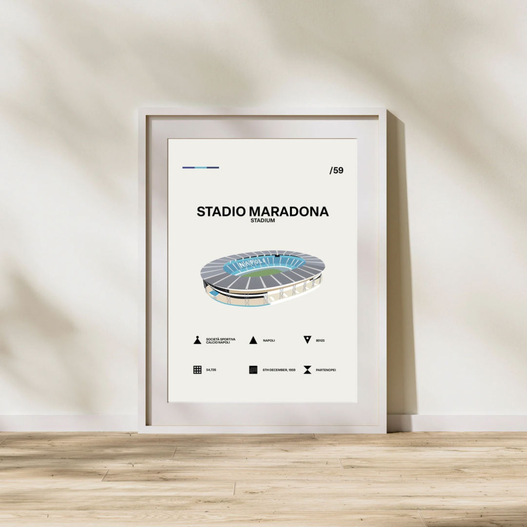STADIO DIEGO ARMANDO MARADONA - MINIMALISTIC VARIANT