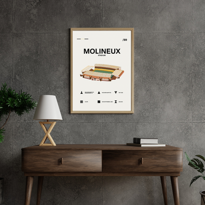 Molineux Stadium - Wolverhampton Wanderers FC Simple Art Print