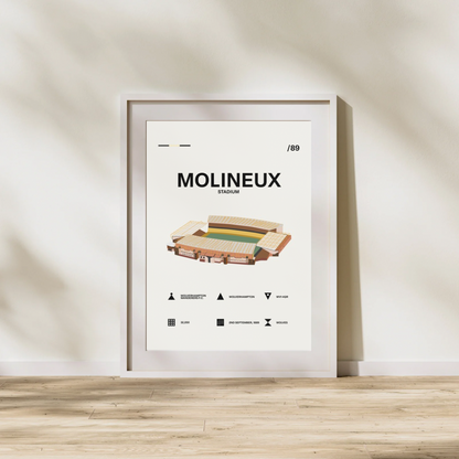 Molineux Stadium - Wolverhampton Wanderers FC Simple Art Print