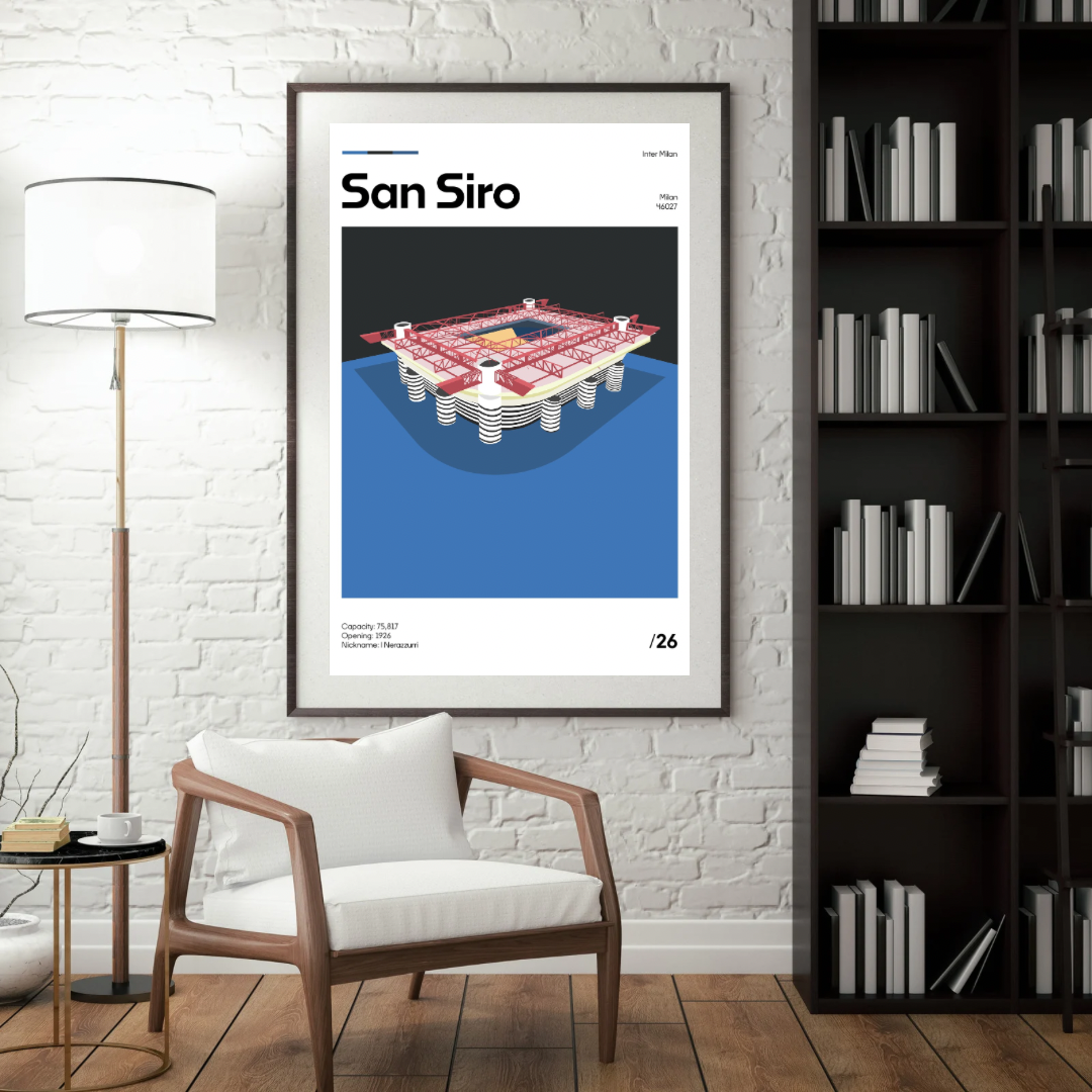 San Siro - Inter Milan (Minimalistic)