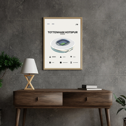 Tottenham Hotspur Stadium - Simple Art Print