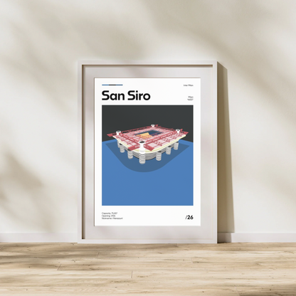 San Siro - Inter Milan (Minimalistic)
