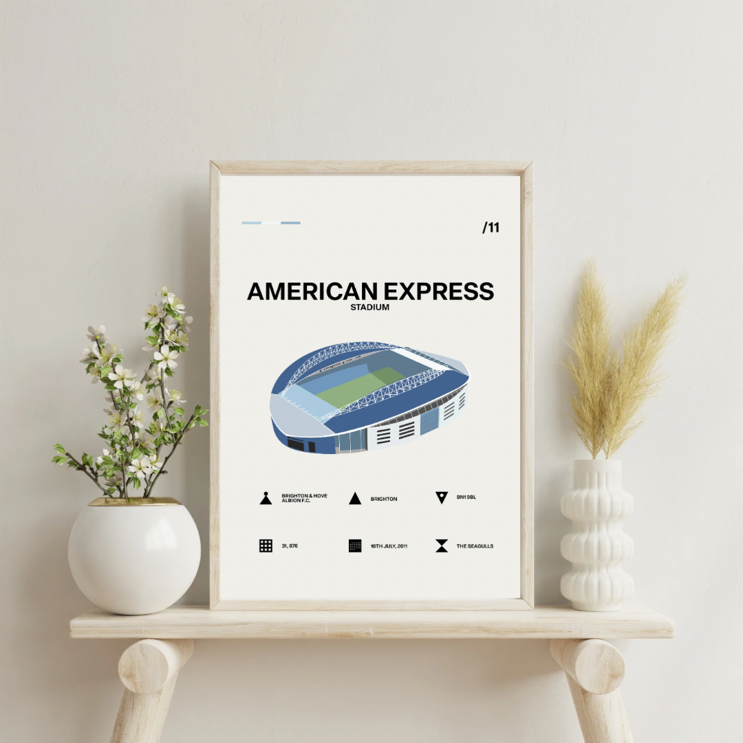 American Express Stadium - Brighton FC Simple Art Print