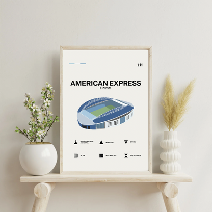 American Express Stadium - Brighton FC Simple Art Print